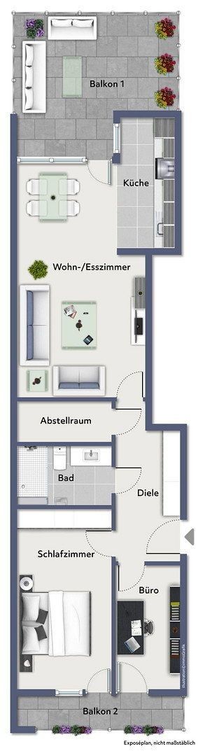 3+1, , Dolní Sasko, 76 m² - 1