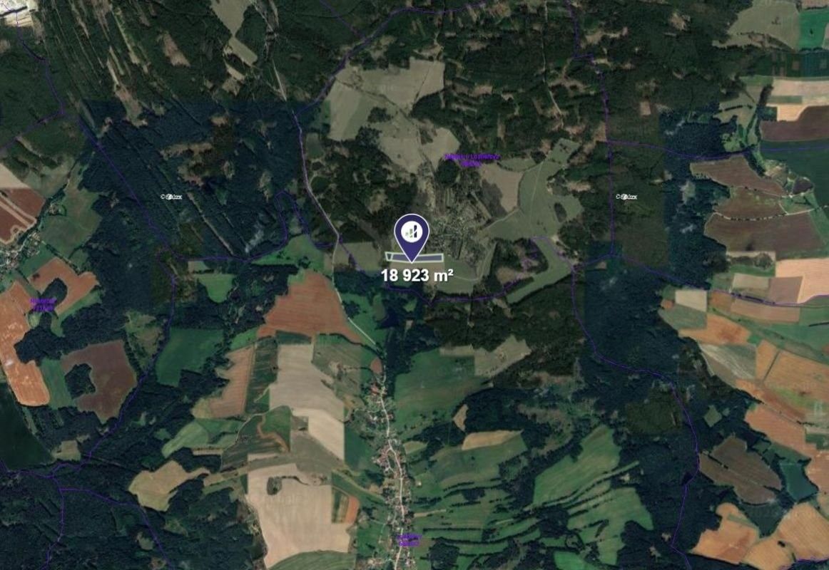 Prodej louka - Lodhéřov, 18 923 m² - 2