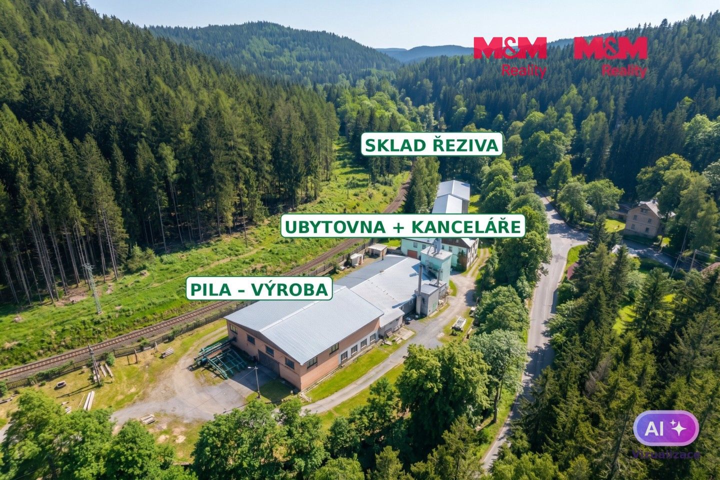 Výrobní prostory, Závodu míru, Nejdek, 2 388 m² - 1