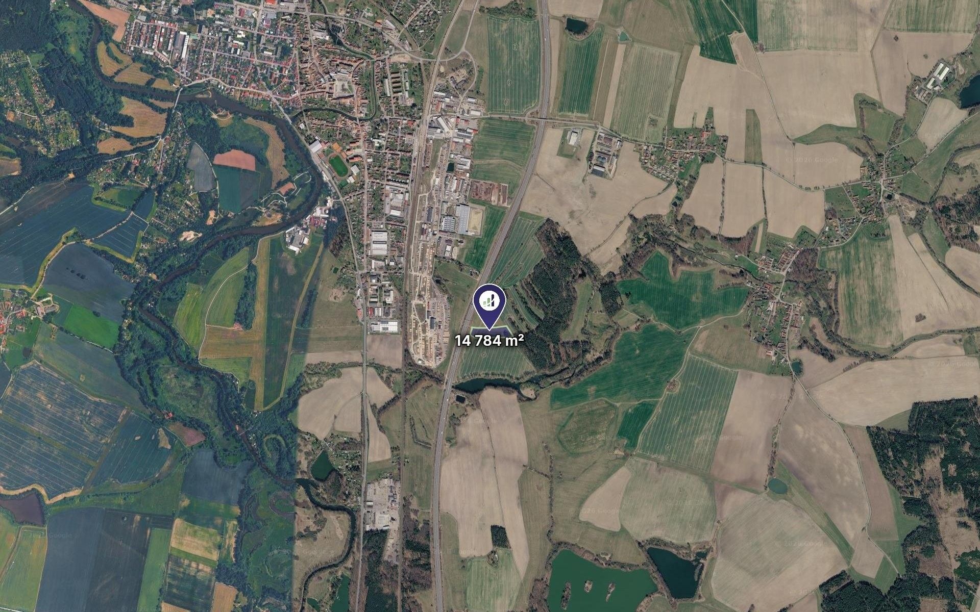 Zemědělské pozemky, Soběslav, 14 784 m² - 2