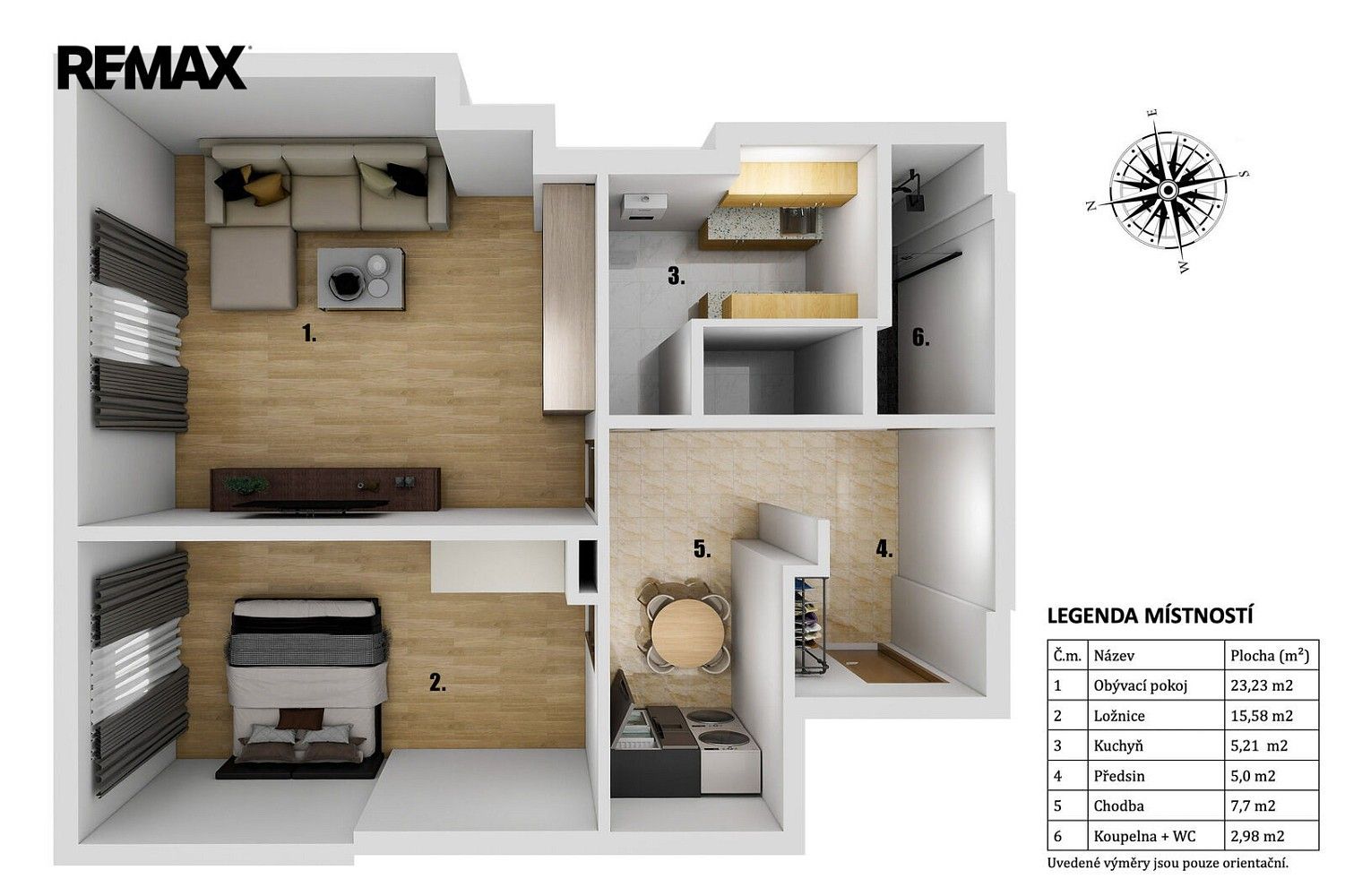Prodej byt 2+1 - Praha - Košíře, okres Praha 5, Hlavní město Praha, 60 m² - 2