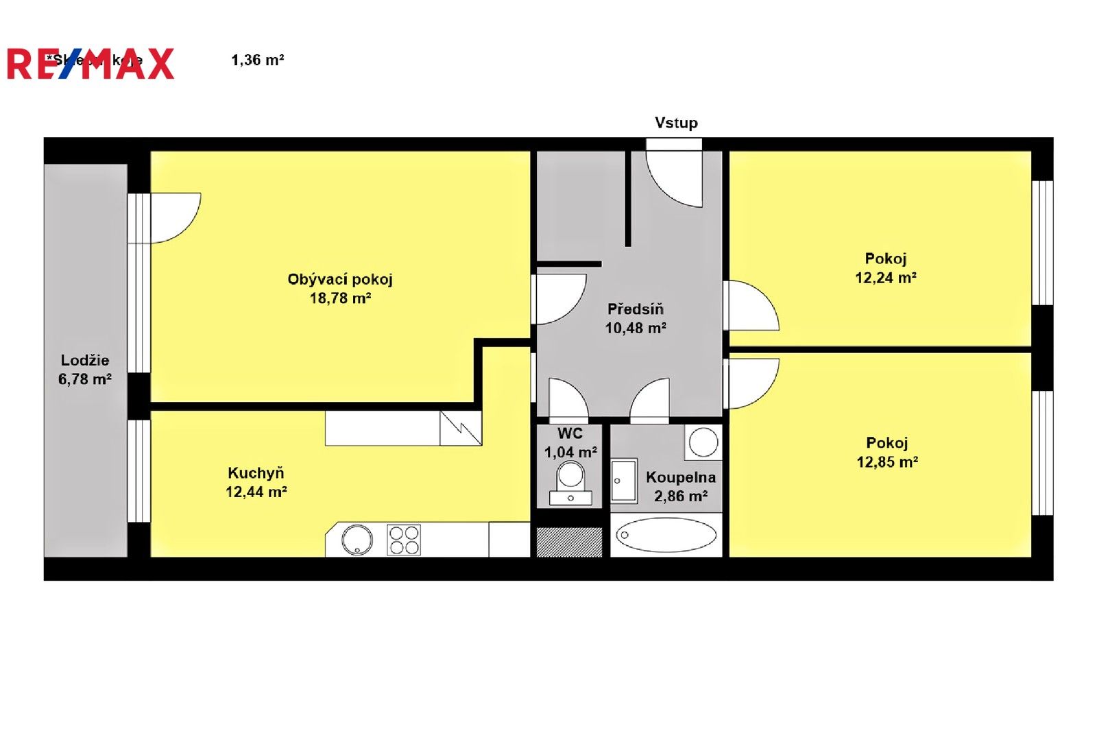 Prodej byt 3+1 - Zbožská, Nymburk, 71 m²