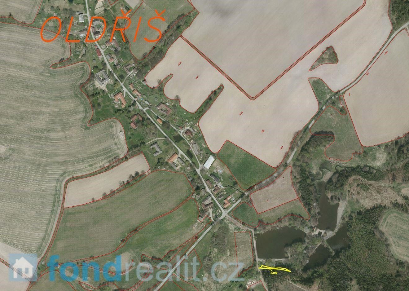 Prodej pozemek - Oldřiš, Blažejov, 313 m²