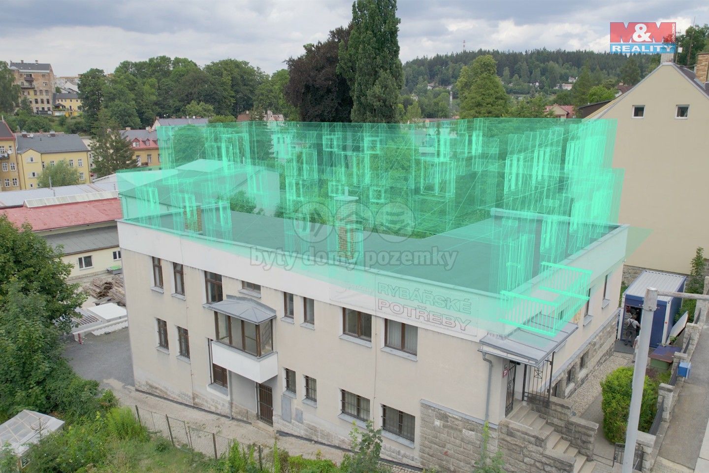 Činžovní domy, Sokolí, Jablonec nad Nisou, 388 m²