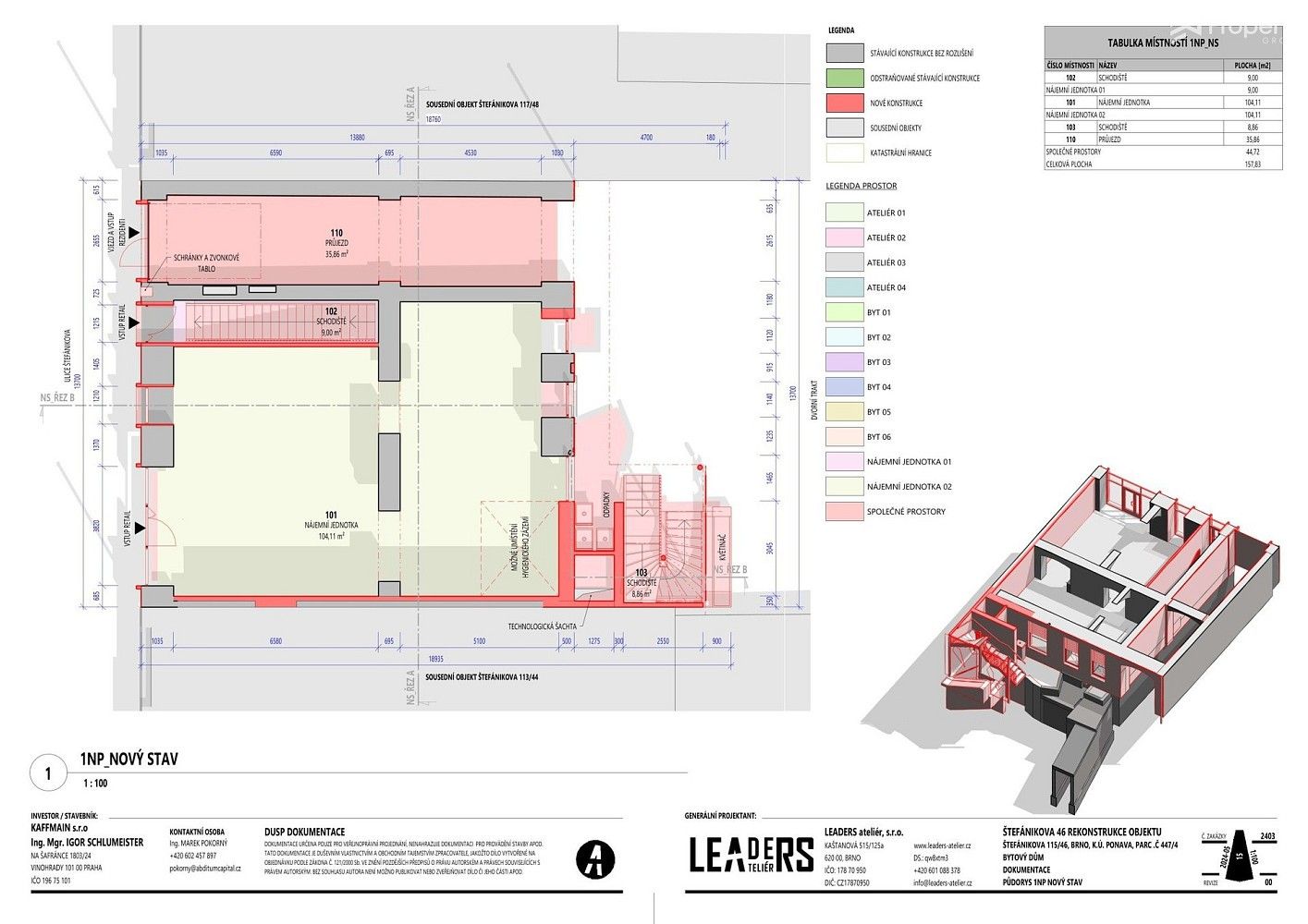 Prodej činžovní dům - Brno - Ponava, okres Brno-město, Jihomoravský kraj, 300 m² - 5