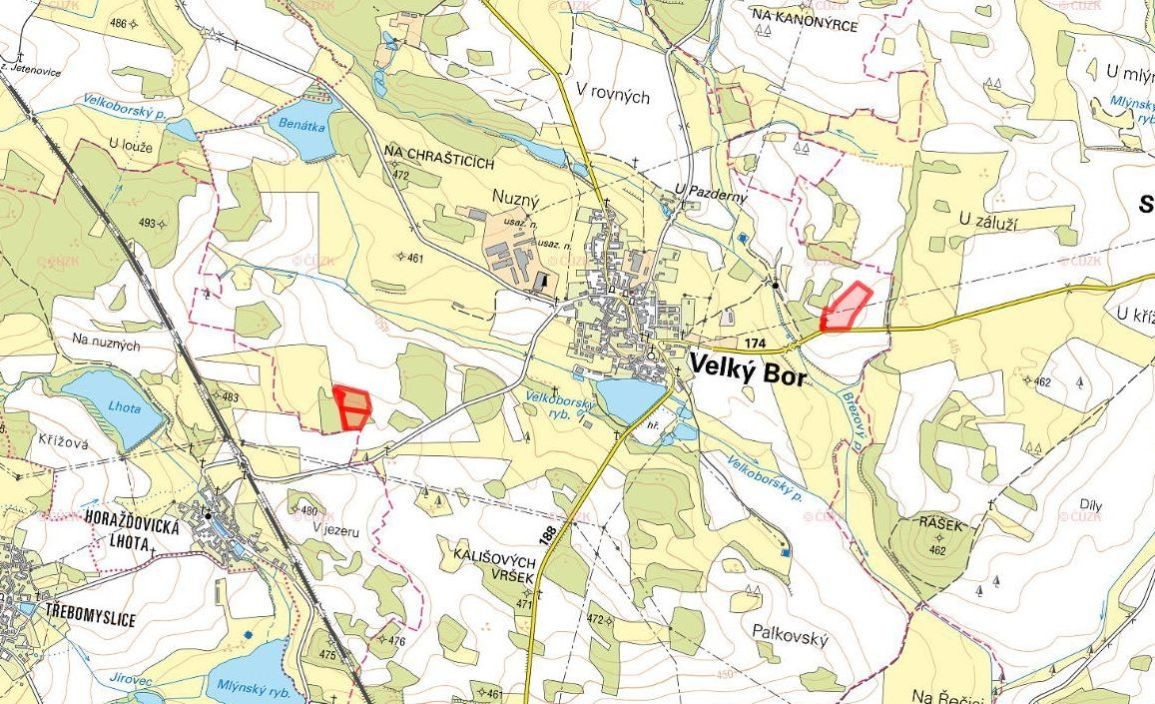 Zemědělský pozemek · Velký Bor - 3