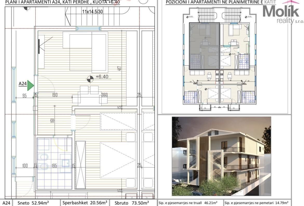 Prodej byt 2+kk - Spille, 52 m² - 5