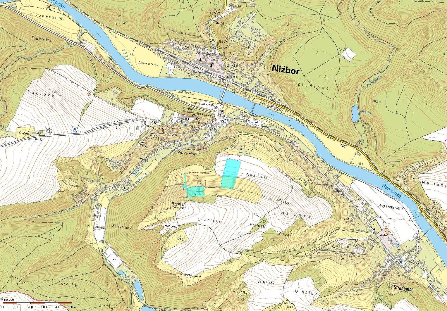 Louka · 30 487 m² · Stradonice, Nižbor - 4