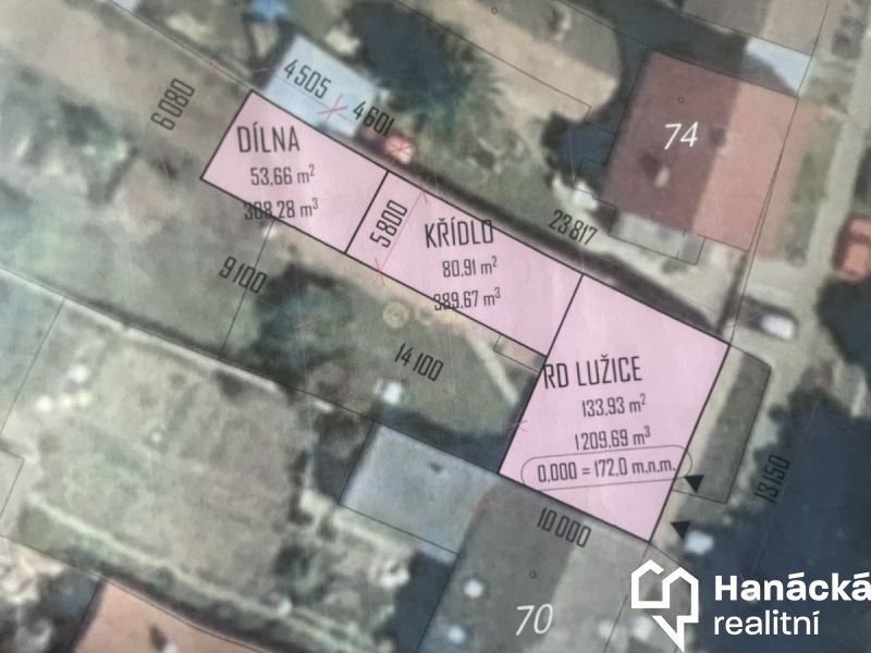 Pozemky pro bydlení, Velkomoravská, Lužice