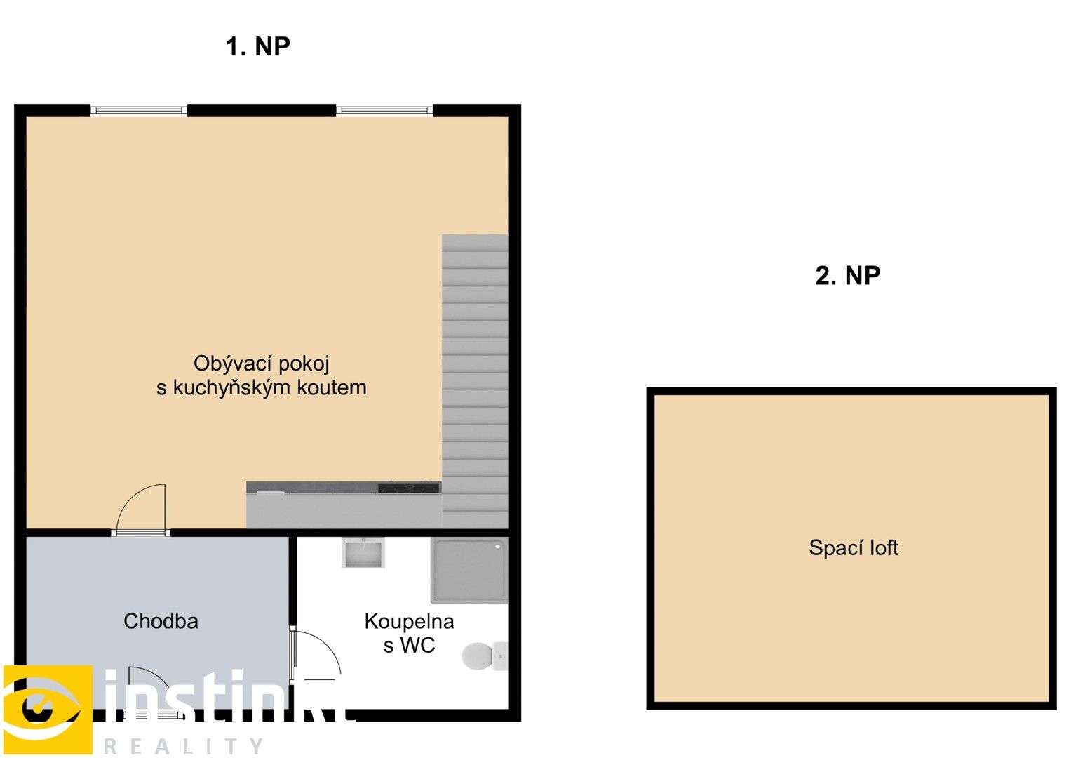 Pronájem byt 1+1 - Husovo náměstí 50, Klatovy III, 50 m² - 2