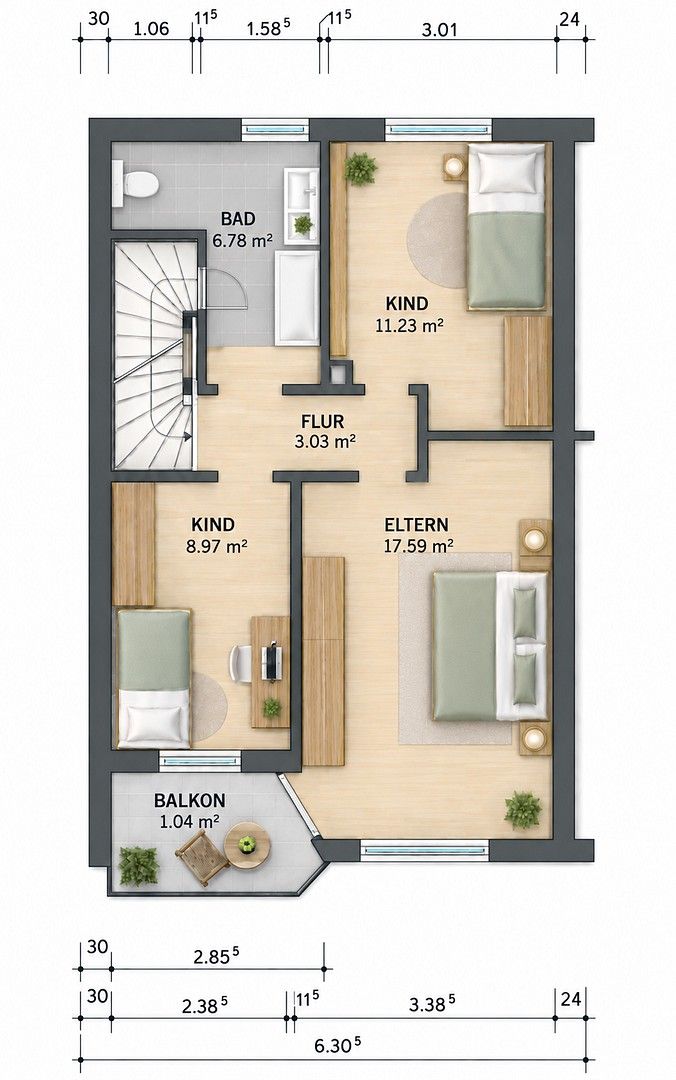 Prodej rodinný dům - , Bavorsko, 110 m² - 5