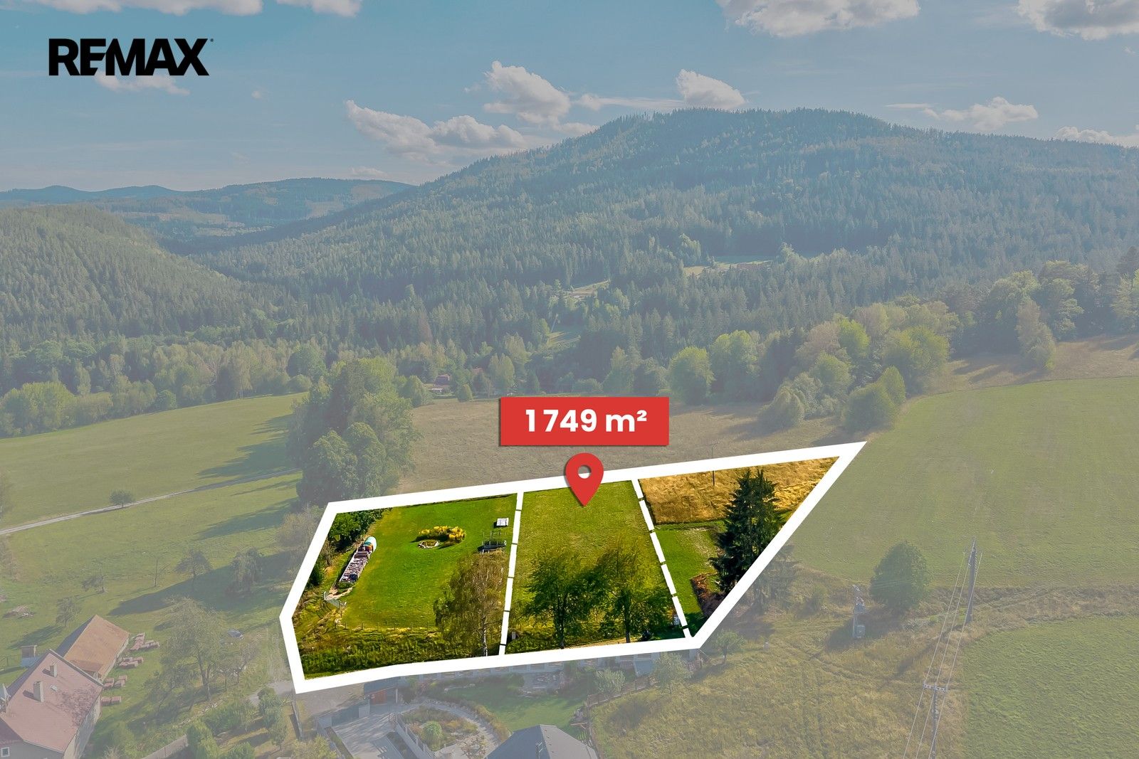 Pozemky pro bydlení, Vyšší Brod, 1 749 m²
