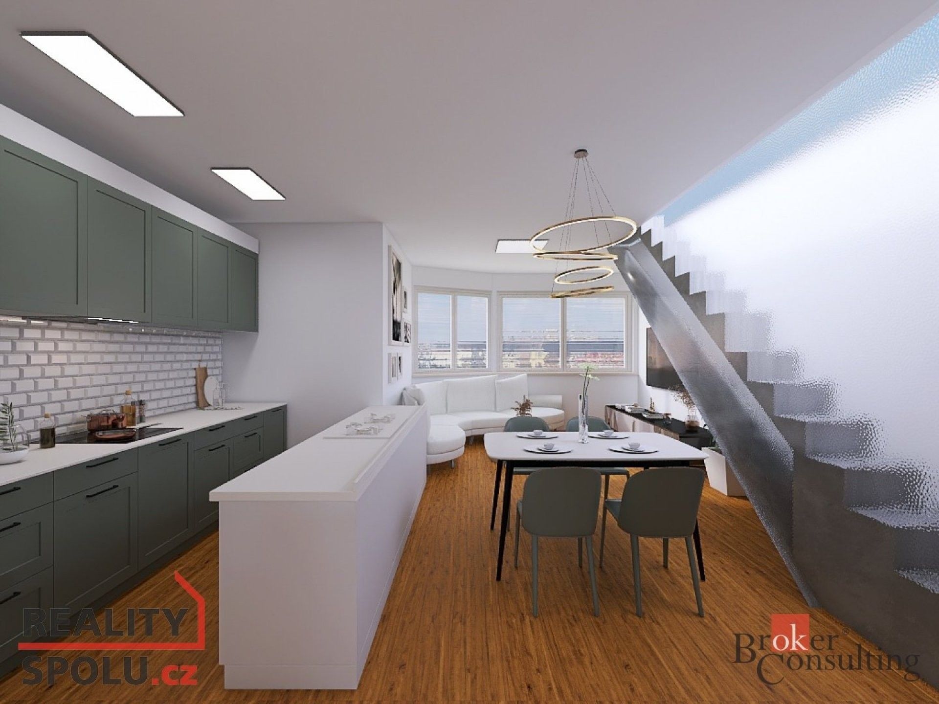 4+kk, Heydukova, Praha, 107 m²