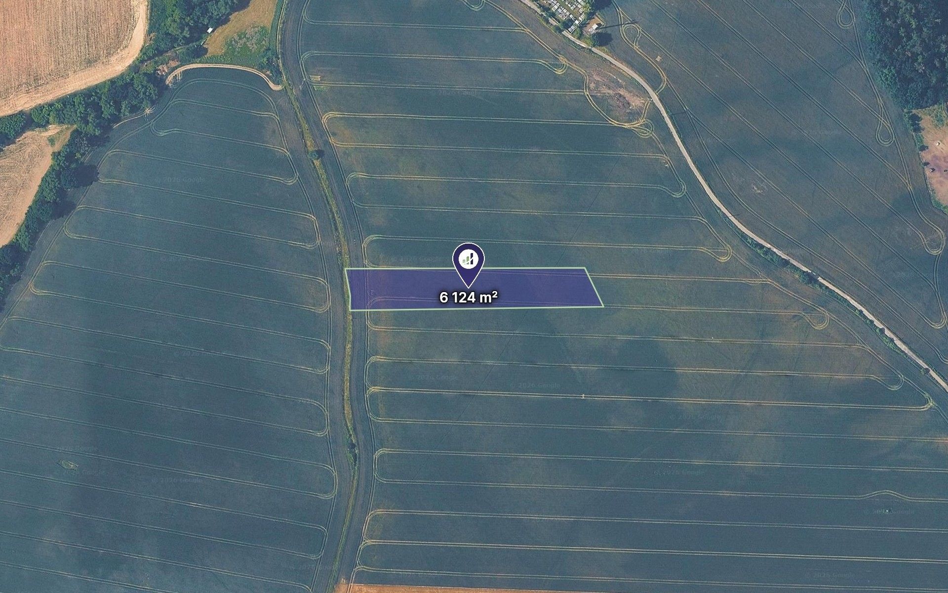 Zemědělský pozemek, 6 124 m²