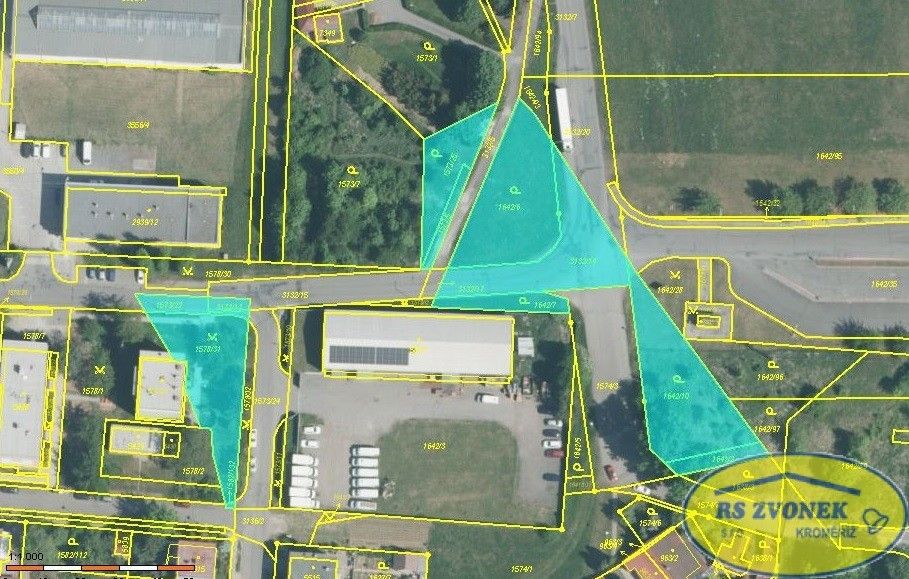 Prodej komerční pozemek - Skopalíkova, Kroměříž, Česko, 3 643 m²