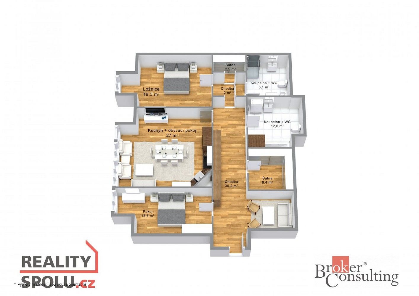 3+kk, Divadelní náměstí, Karlovy Vary, 137 m² - 2
