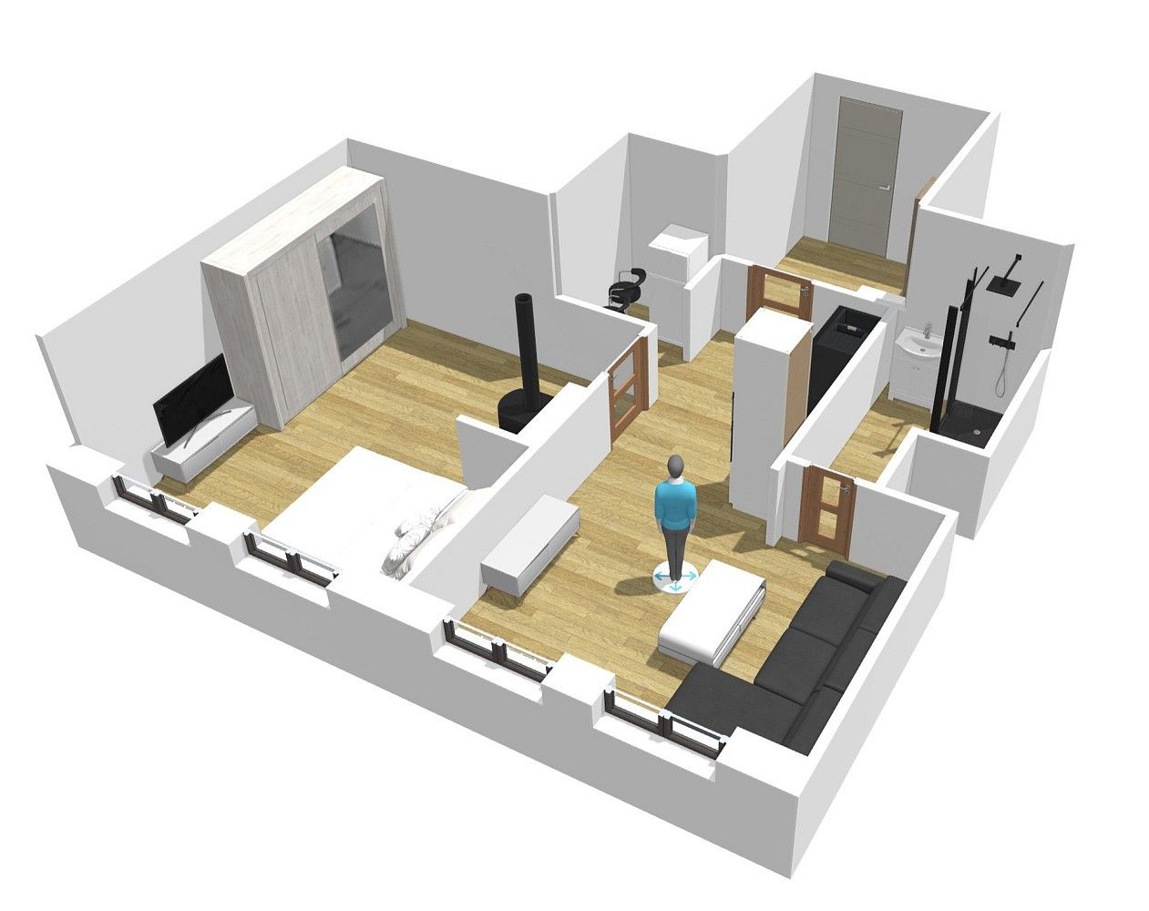 Prodej byt 2+kk - Stříbro, okres Tachov, Plzeňský kraj, 45 m² - 2