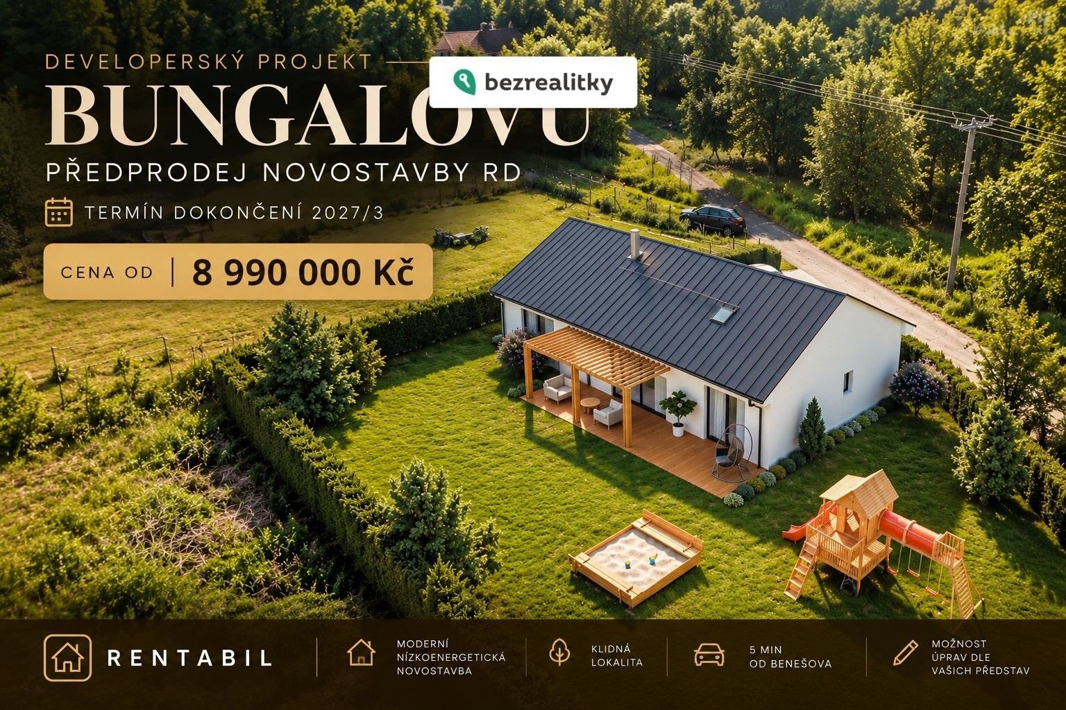 Rodinné domy, Benešov Vidlákova Lhota, 121 m² - 2