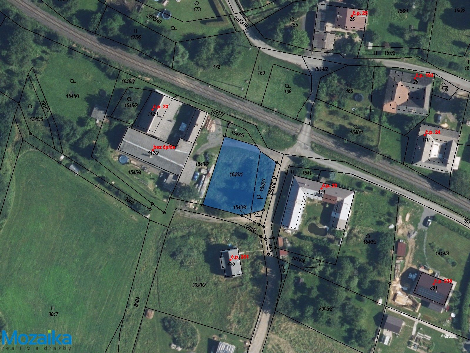 Pozemek pro bydlení · 748 m² · Linhartice - 4