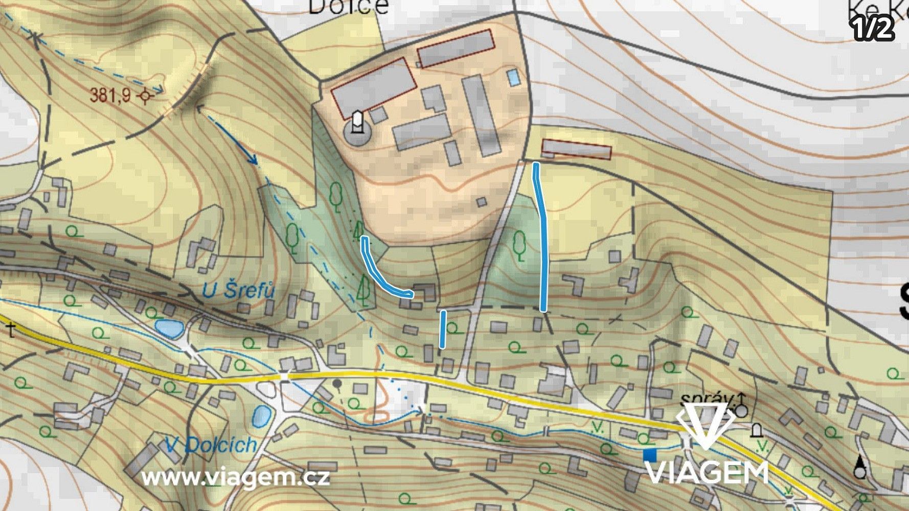 Zahrada, 663 m²