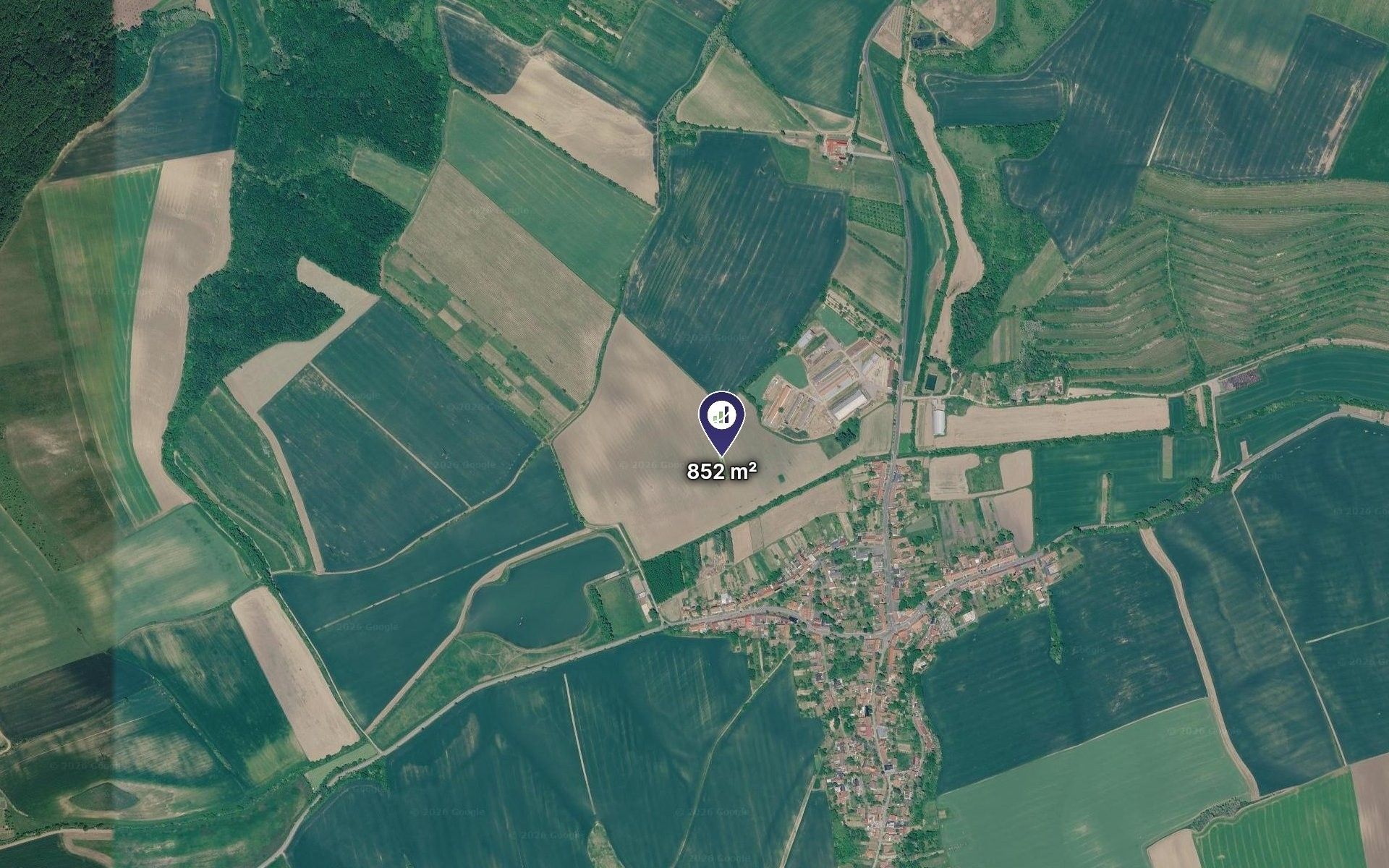 Zemědělské pozemky, Morkůvky, 852 m² - 2
