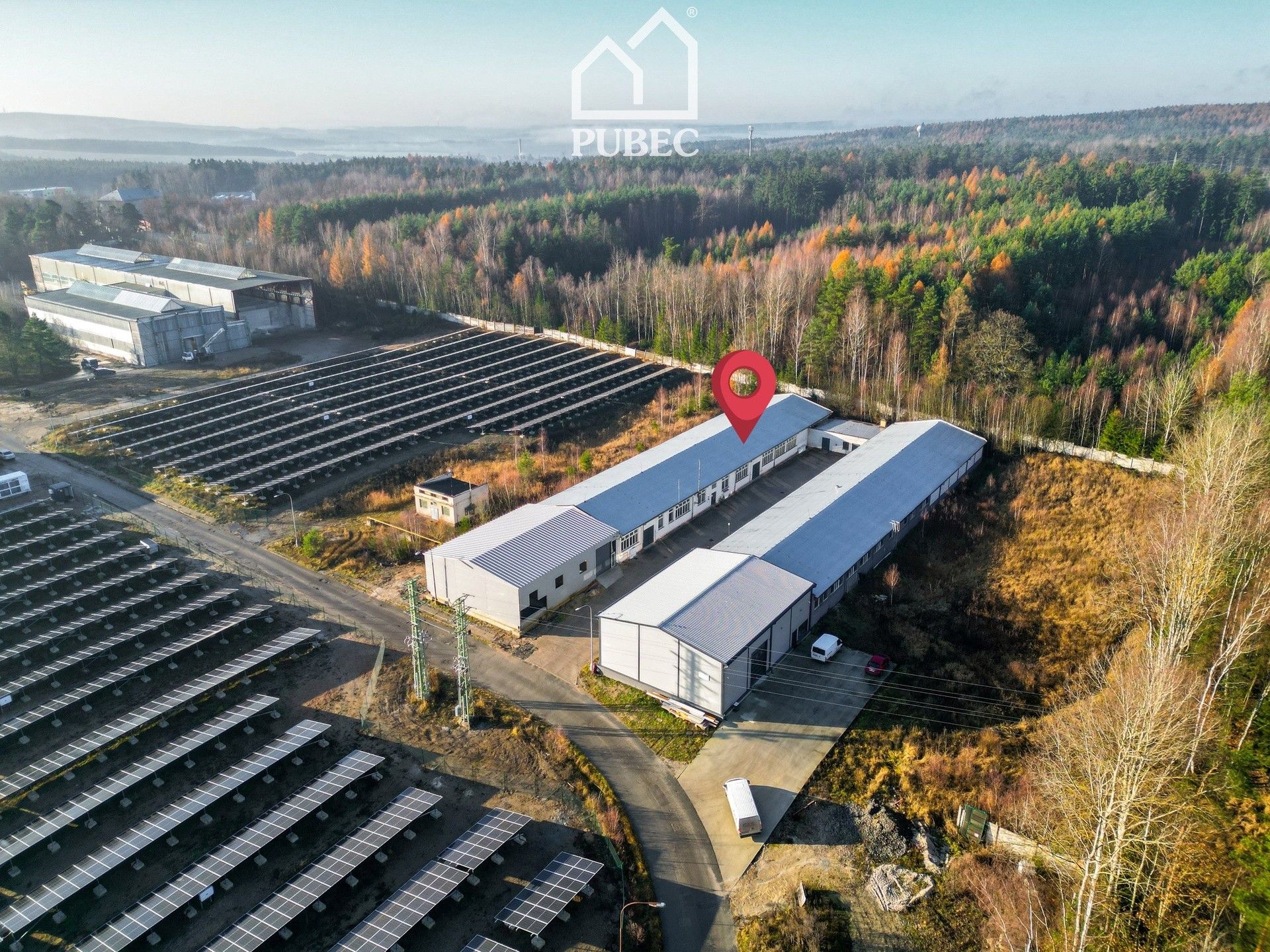 Pronájem výrobní prostory - Tovární, Horní Bříza, 895 m²