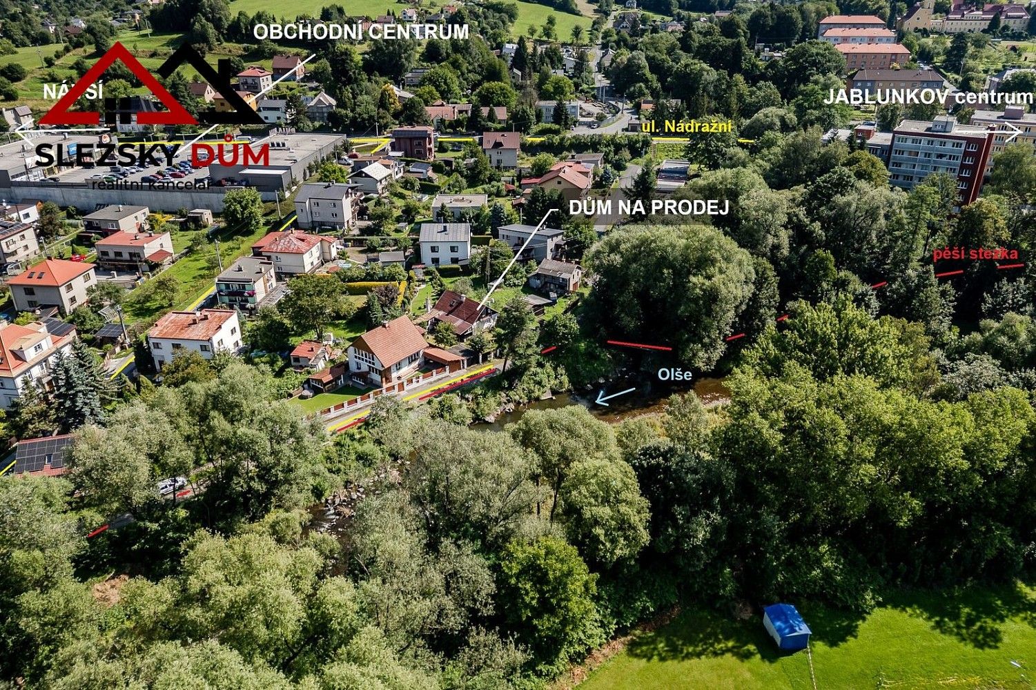 Rodinné domy, Nádražní, Jablunkov, okres Frýdek-Místek, 72 m² - 1