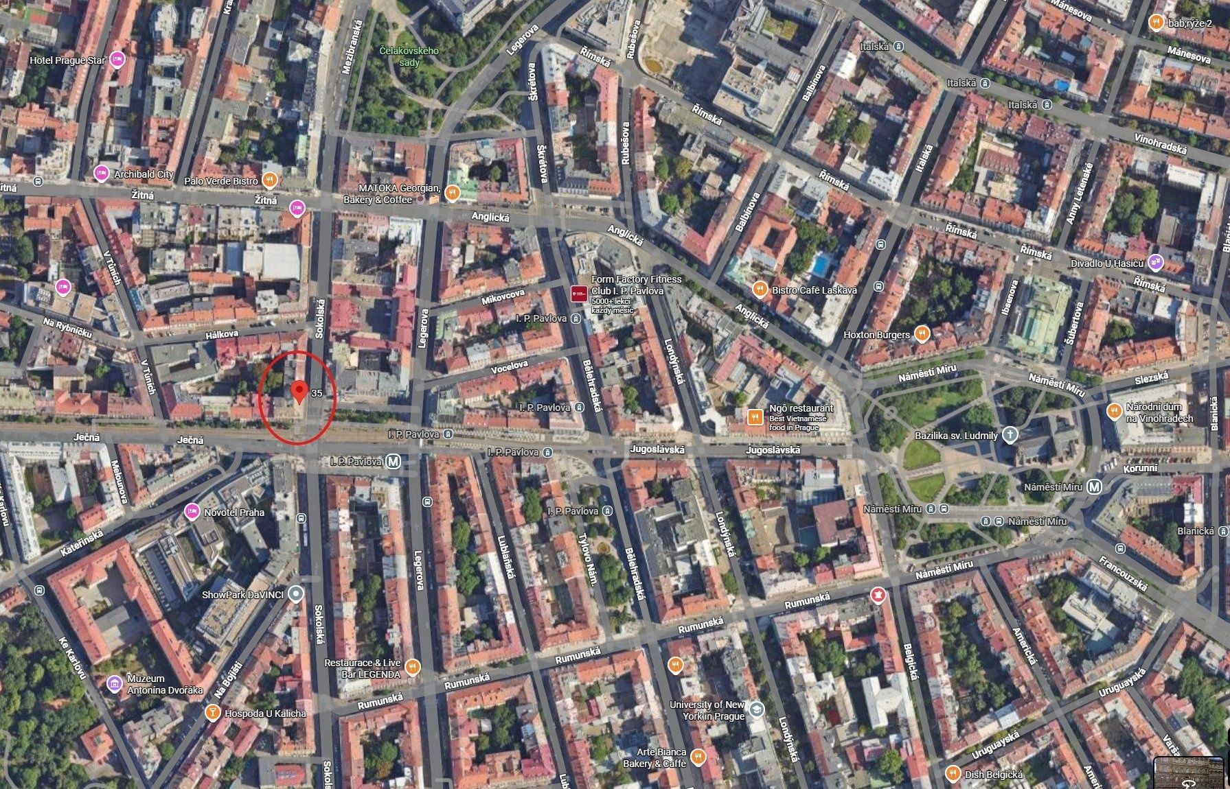 Obchodní prostory, Sokolská, Praha - Nové Město, 47 m² - 2
