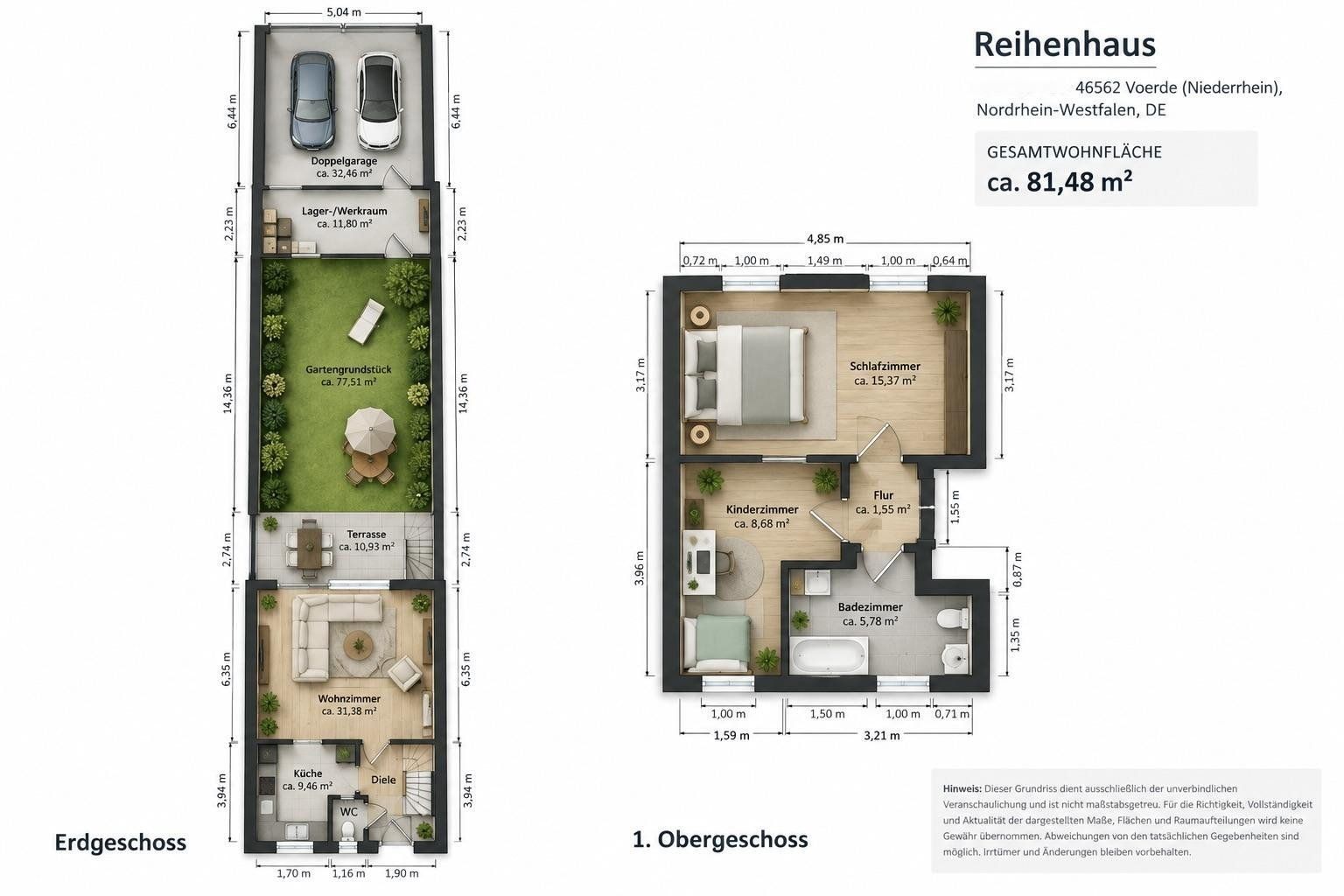 Rodinné domy, , Severní Porýní-Vestfálsko, 82 m² - 1
