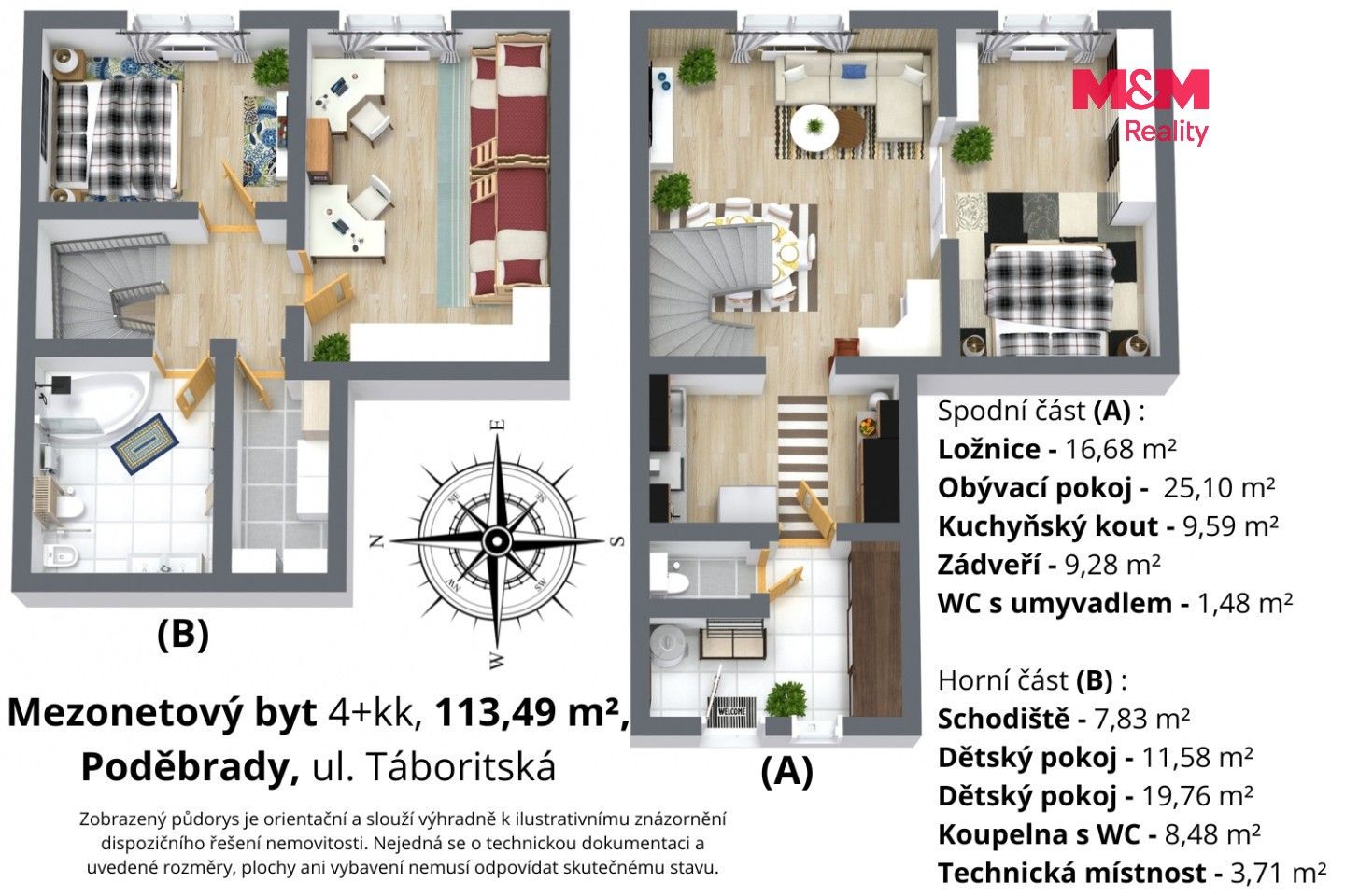 Byt 4+kk · 113 m² · Táboritská, Poděbrady - 4
