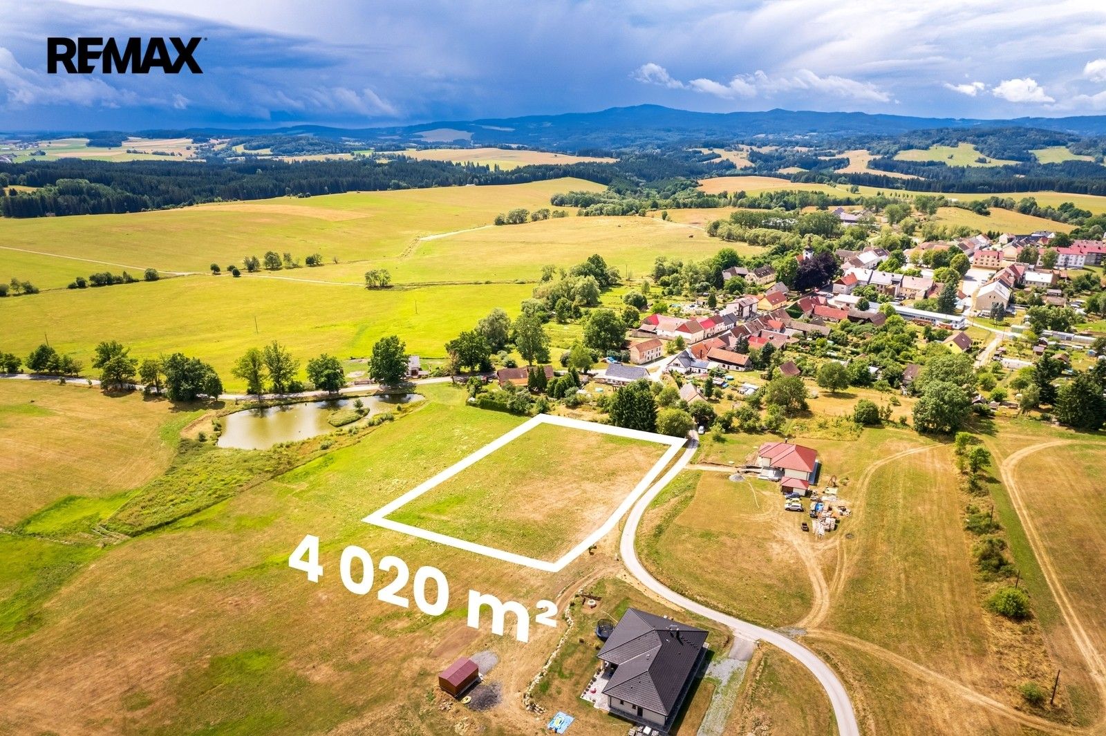 Pozemky pro bydlení, Horní Dvořiště, 4 020 m² - 2