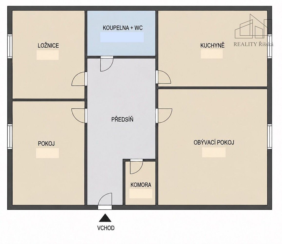 Byt 3+1 · 66 m² · Na Sídlišti III, Průhonice, okres Praha-západ - 4