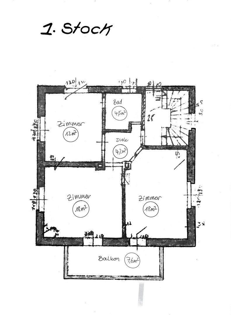 2+1, München Aubing Bayern 81249, 64 m² - 1