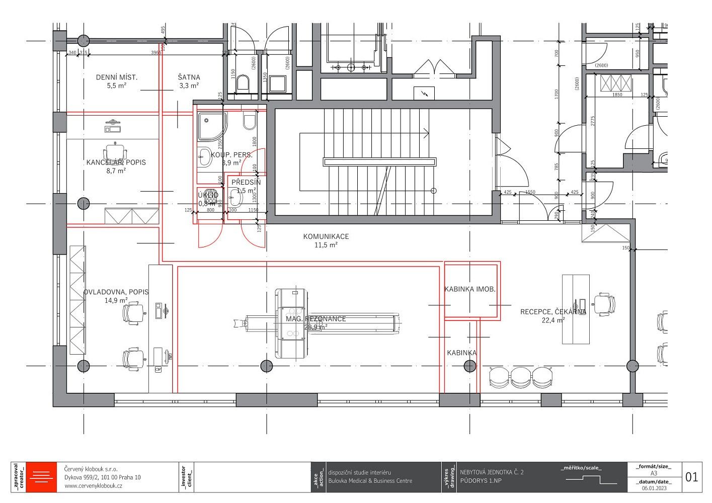 Komerční nemovitost · 109 m² · Praha - Libeň, okres Praha 8, Hlavní město Praha - 3