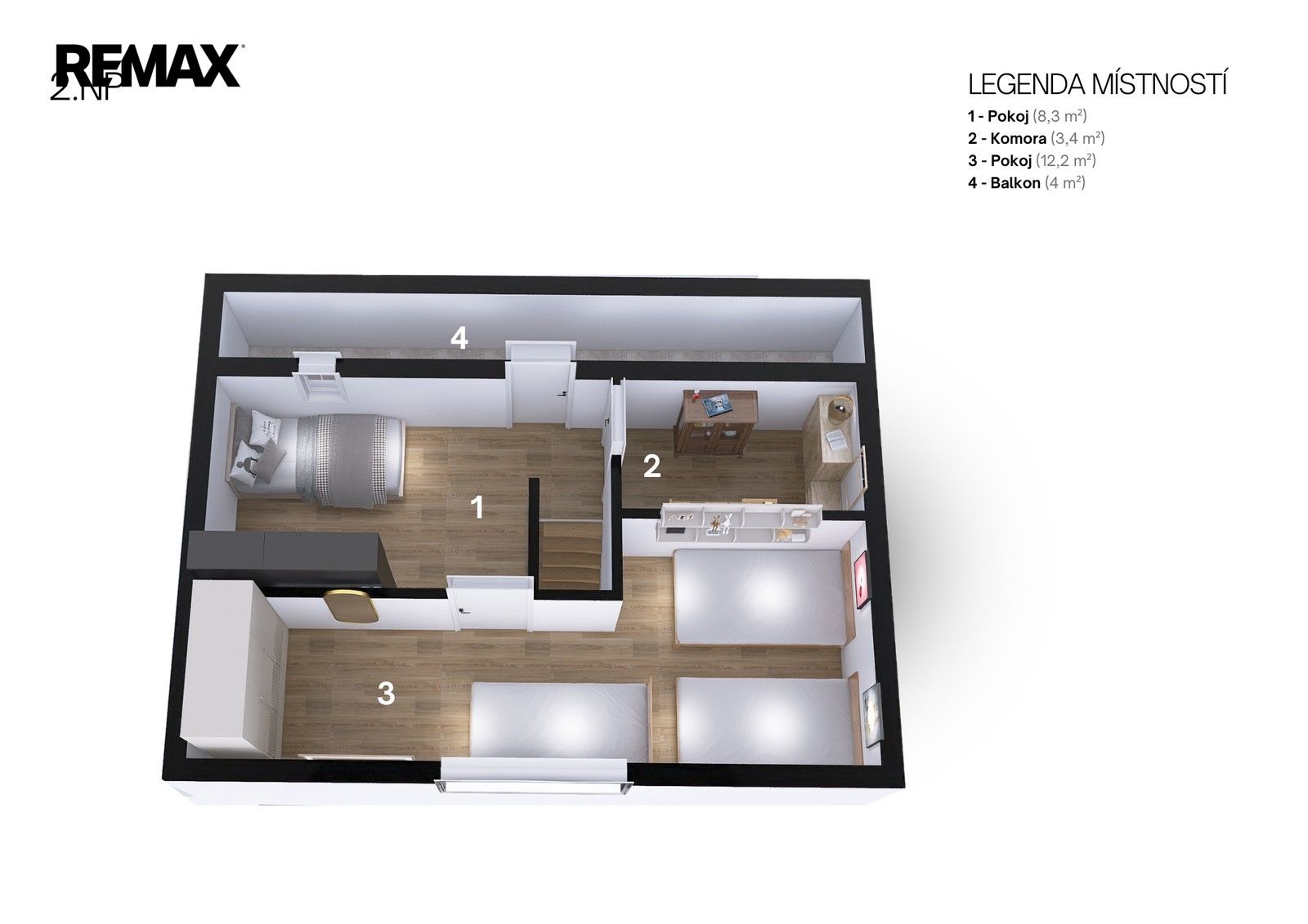 Prodej chata - Krásné Chlum, 69 m² - 5