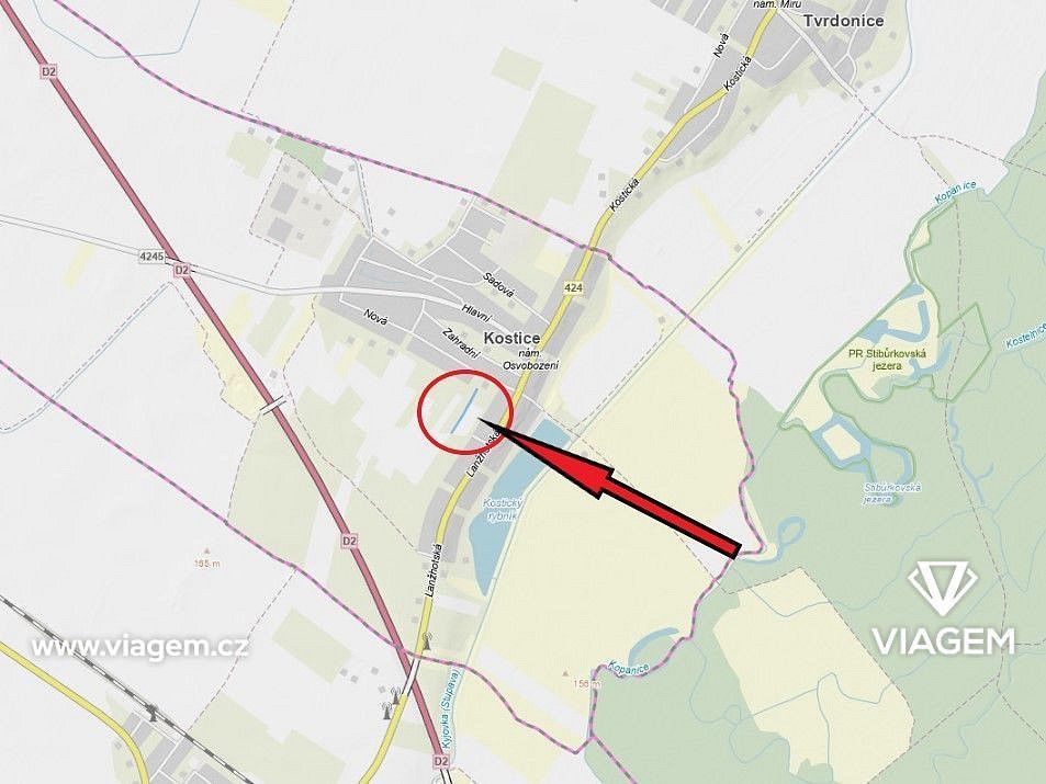 Prodej zahrada - Kostice, okres Břeclav, Jihomoravský kraj - 5