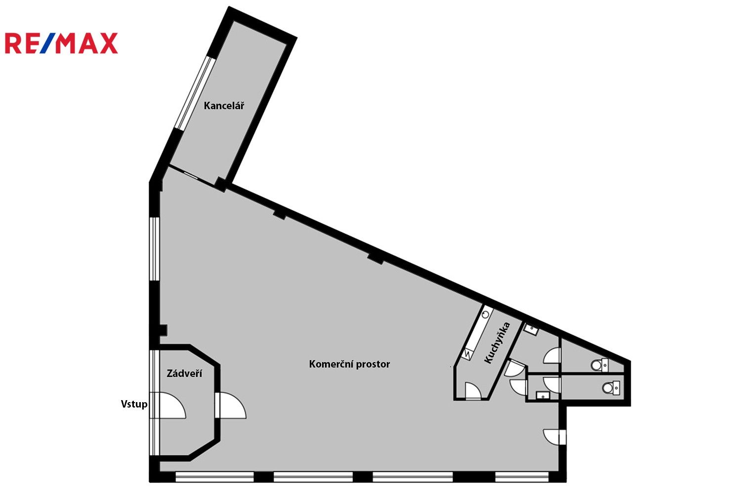 Prodej obchodní prostory - Voskovcova, Praha, 141 m²