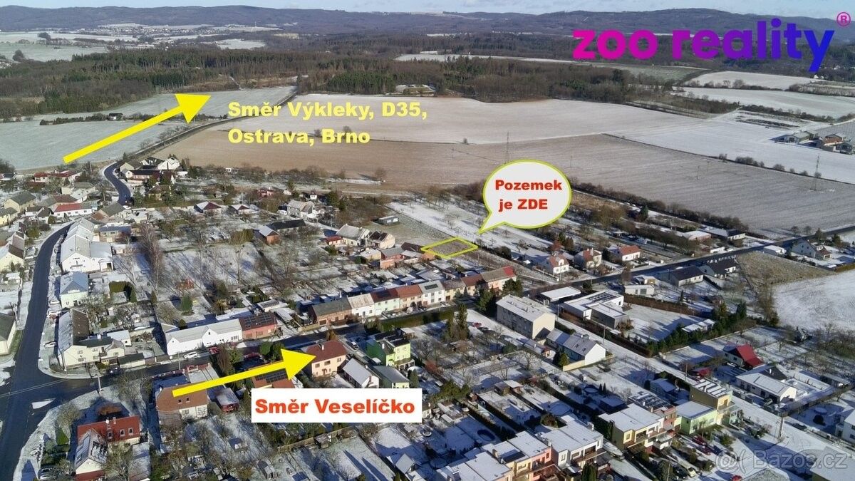 Prodej pozemek pro bydlení - Veselíčko u Lipníka nad Bečvou, 751 25