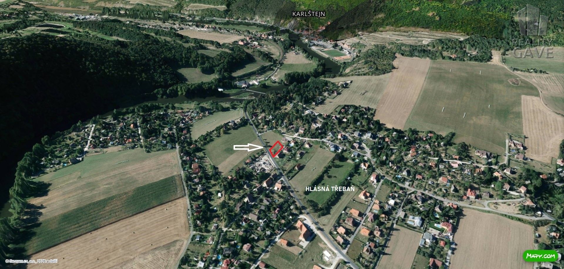 Pozemek pro bydlení · 947 m² · Hlásná Třebaň - 4