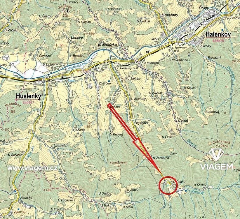 Prodej zahrada - Huslenky, okres Vsetín, Zlínský kraj - 5