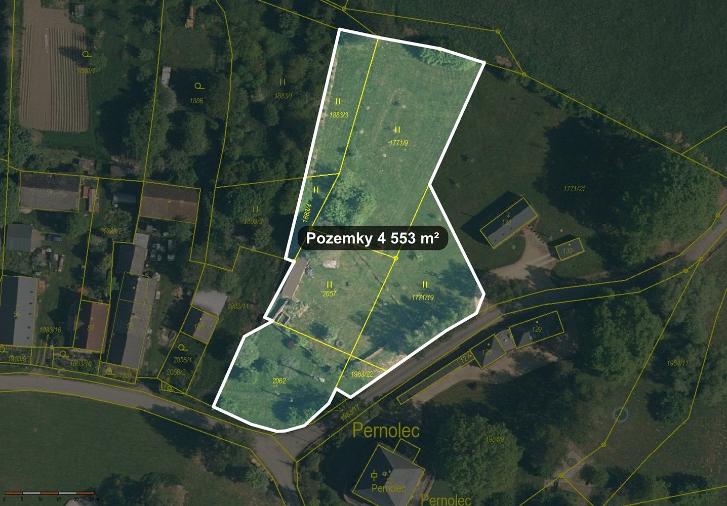 Pozemek pro bydlení, 4 553 m²