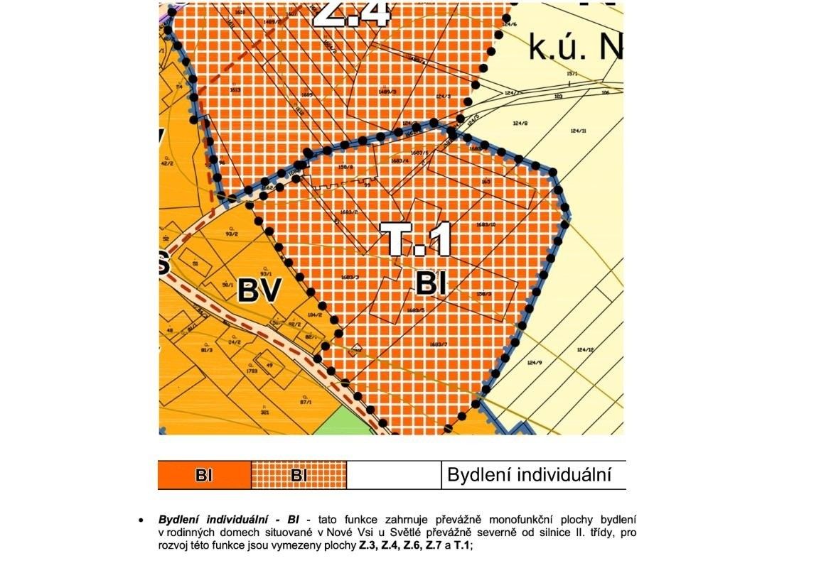 Pozemek pro bydlení · 4 203 m² · Nová Ves u Světlé - 4