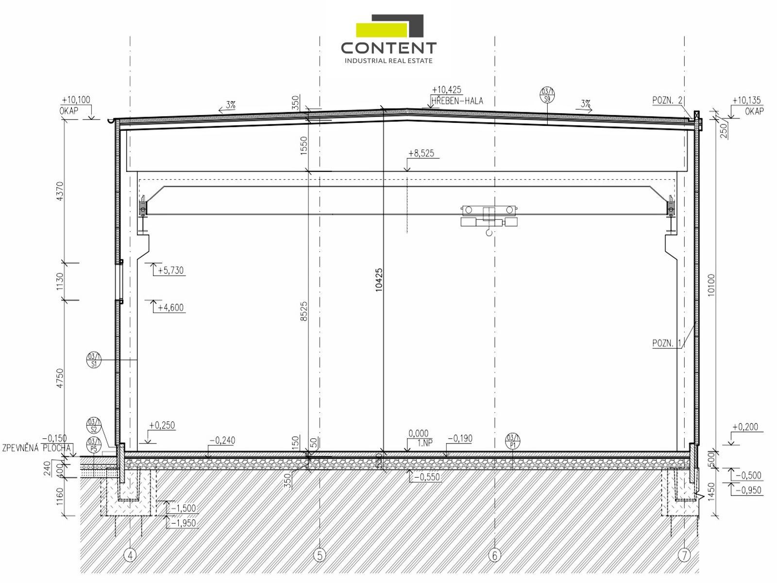 Výrobní prostory · 1 067 m² · Zaoralova, Brno - 4