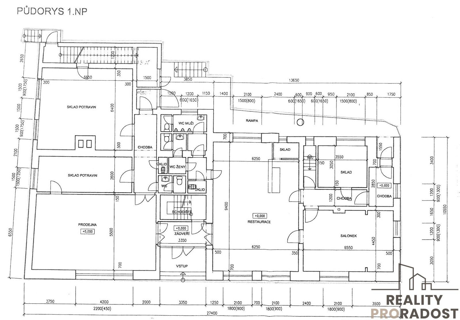 Pronájem obchodní prostory - Vavřinec, 400 m²