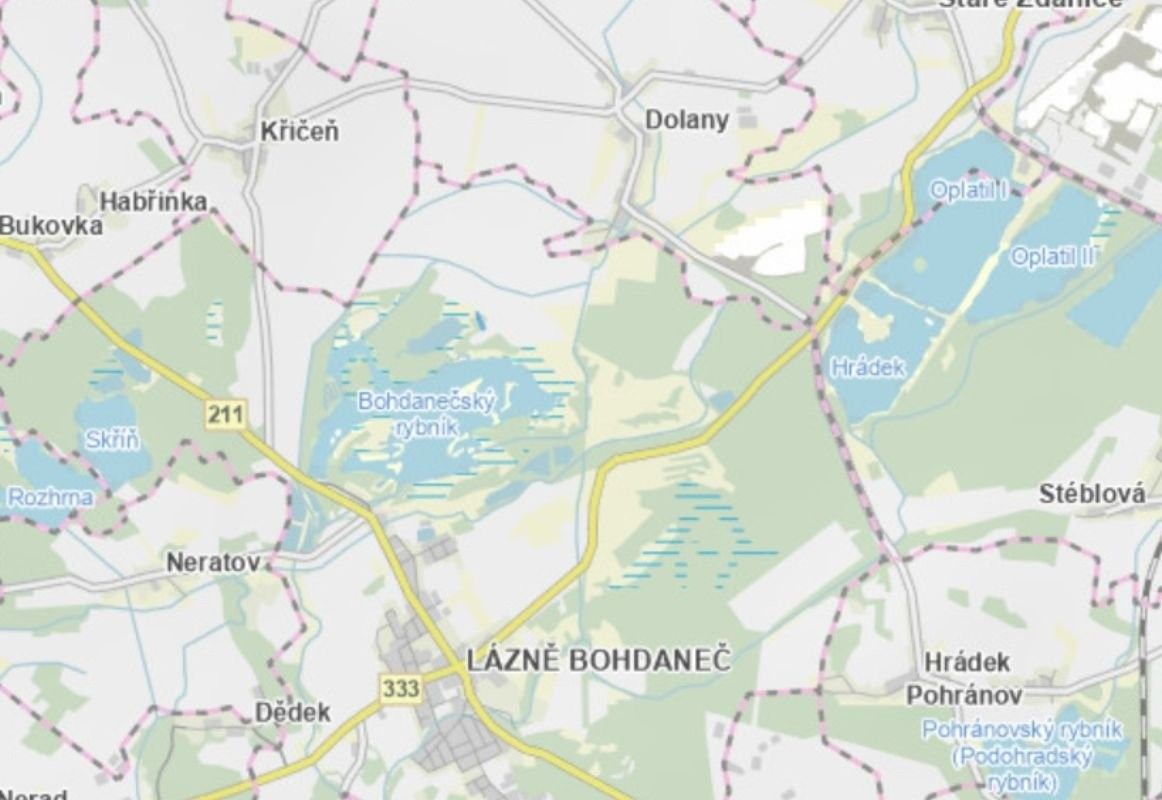 Louka · 1 391 m² · Lázně Bohdaneč - 3