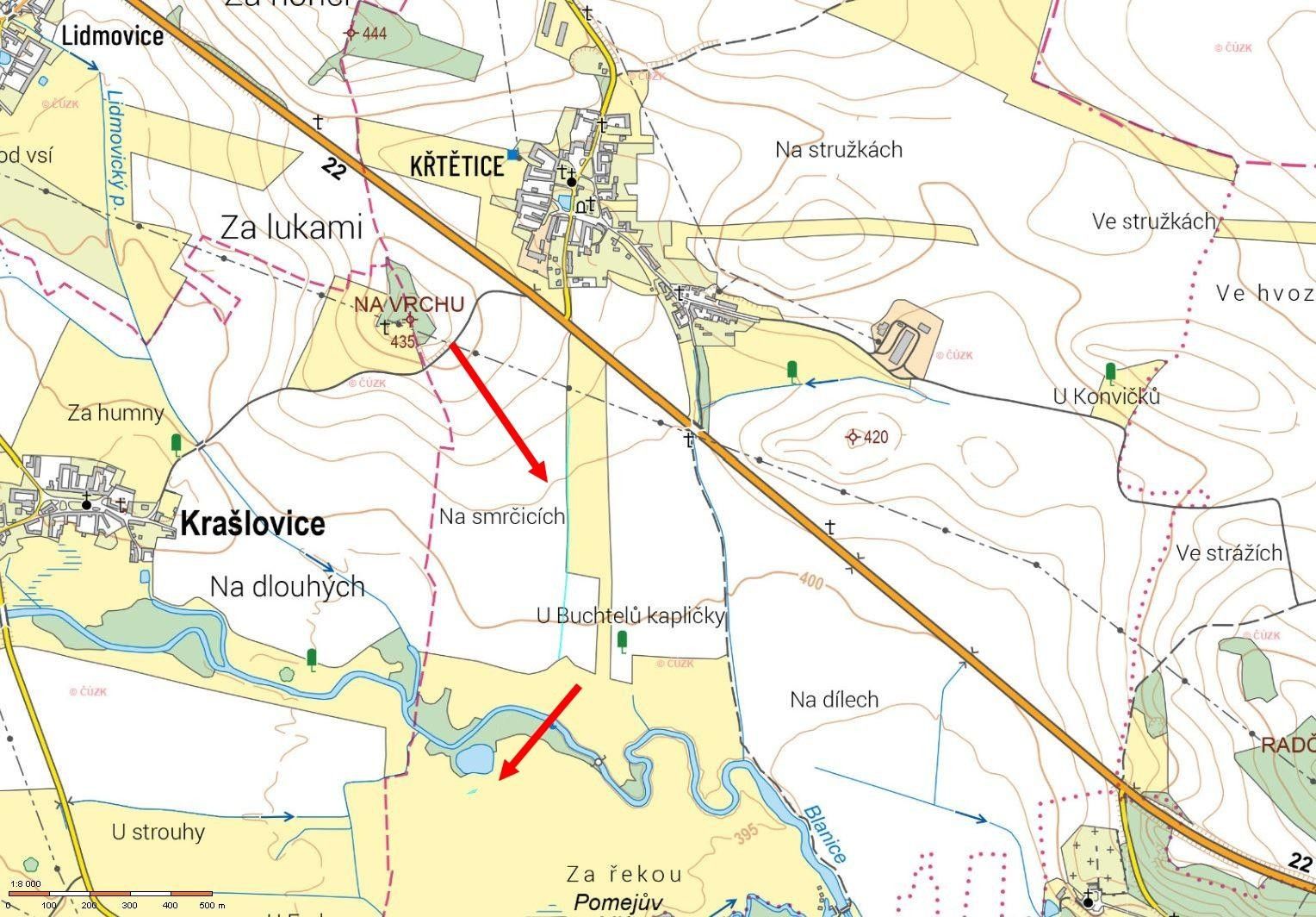 Zemědělský pozemek · 1 493 m² · Samoty, Vodňany - 4