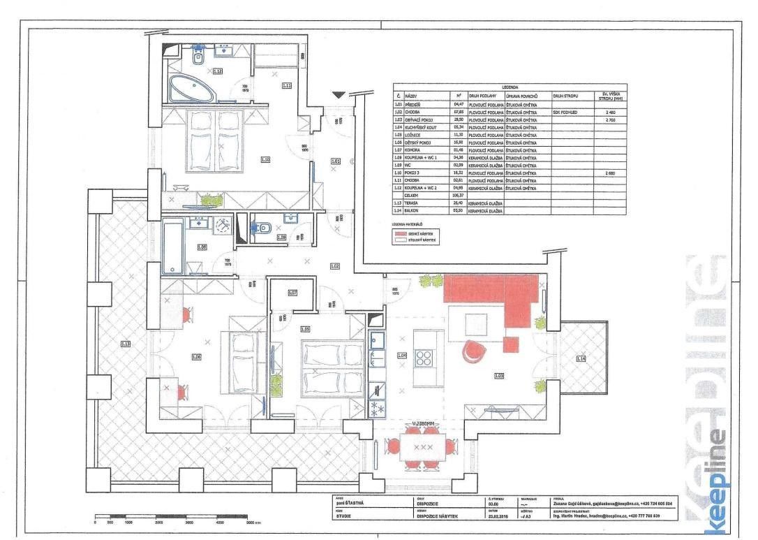 Pronájem byt 4+kk - Heinemannova, Praha, 136 m²