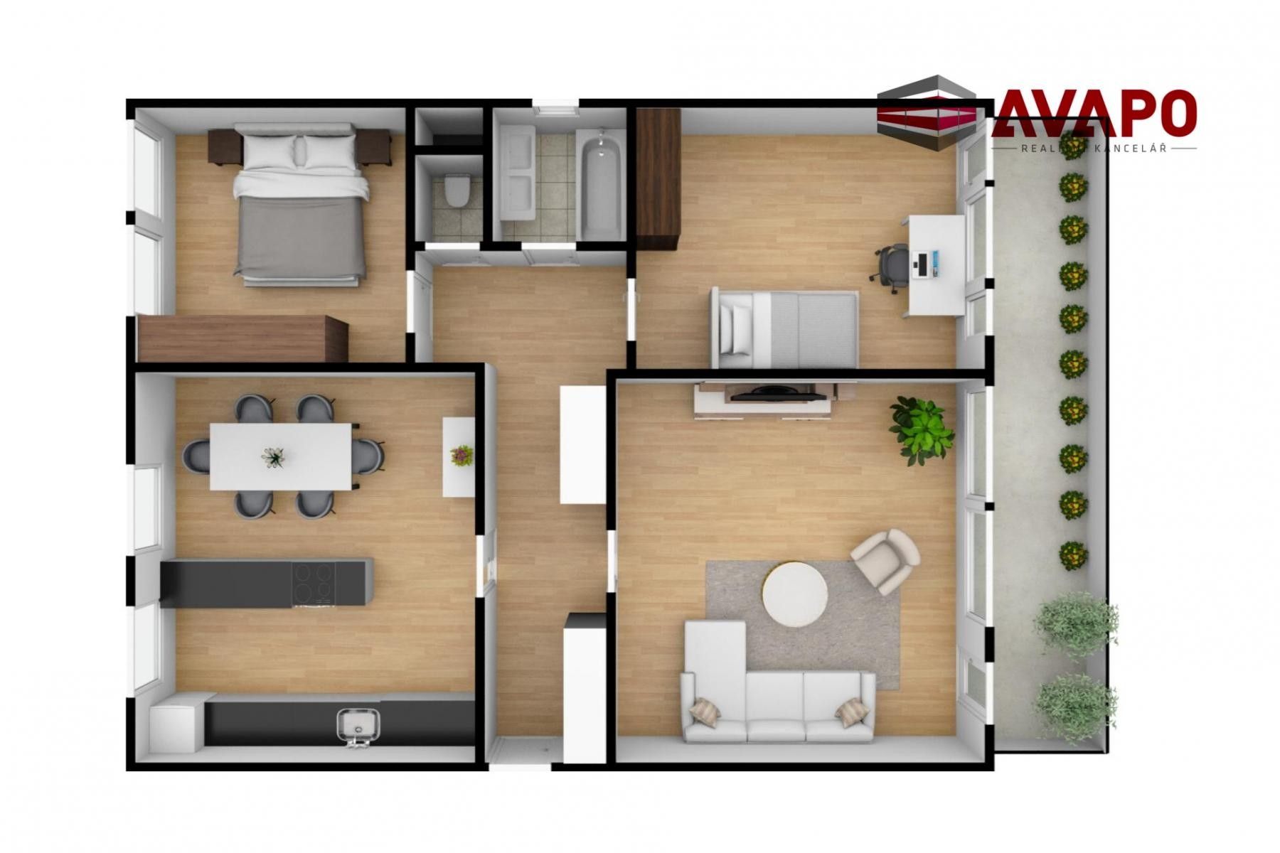 Pronájem byt 4+kk - Ondříčkova, Opava, 102 m²