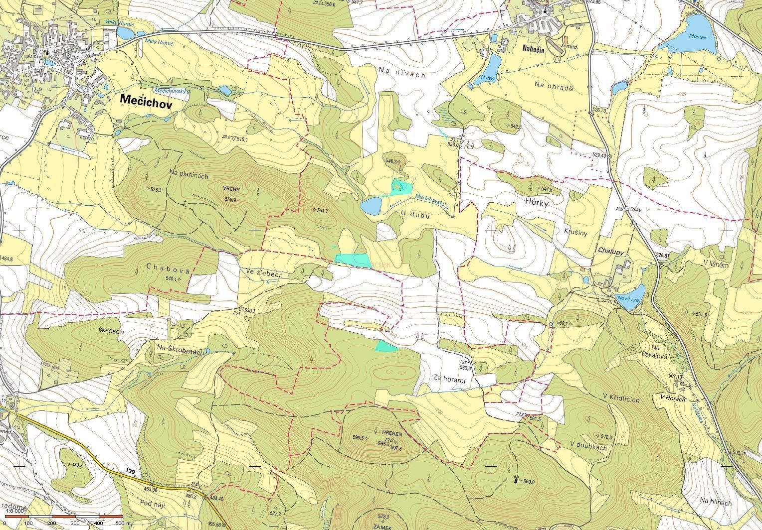 Zemědělský pozemek · 14 046 m² · Nahošín, Doubravice - 4