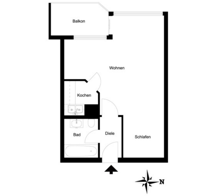Byt 1+1 · 39 m² · Erding Erding Bayern 85435 - 4